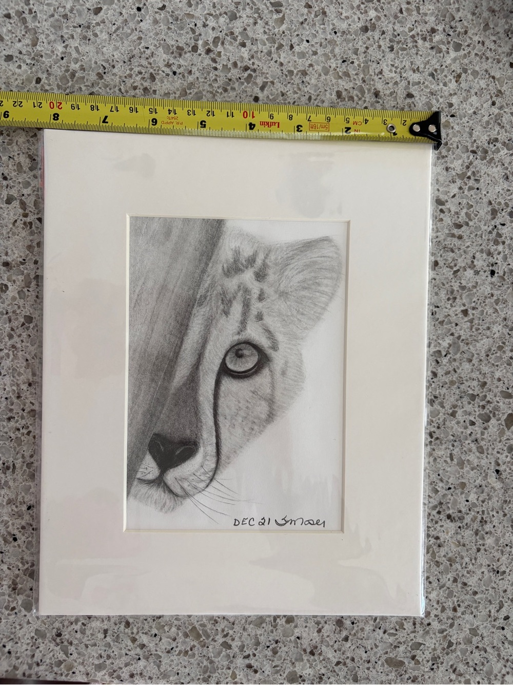 Original Pencil Drawings in White Mat (8x10Mat)